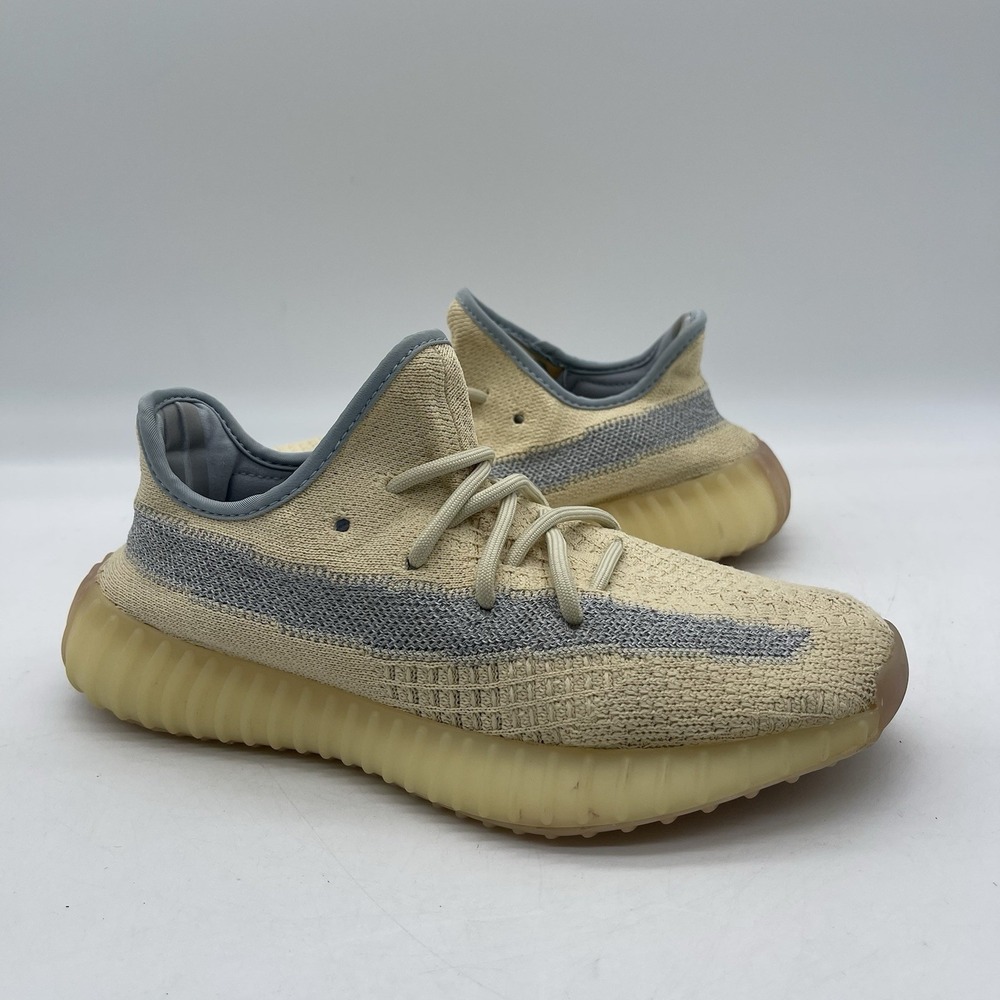 Adidas Yeezy Boost 350 V2‎ FY5158 Men's Size 6 Shoes 'Linen' Athletic Sneakers